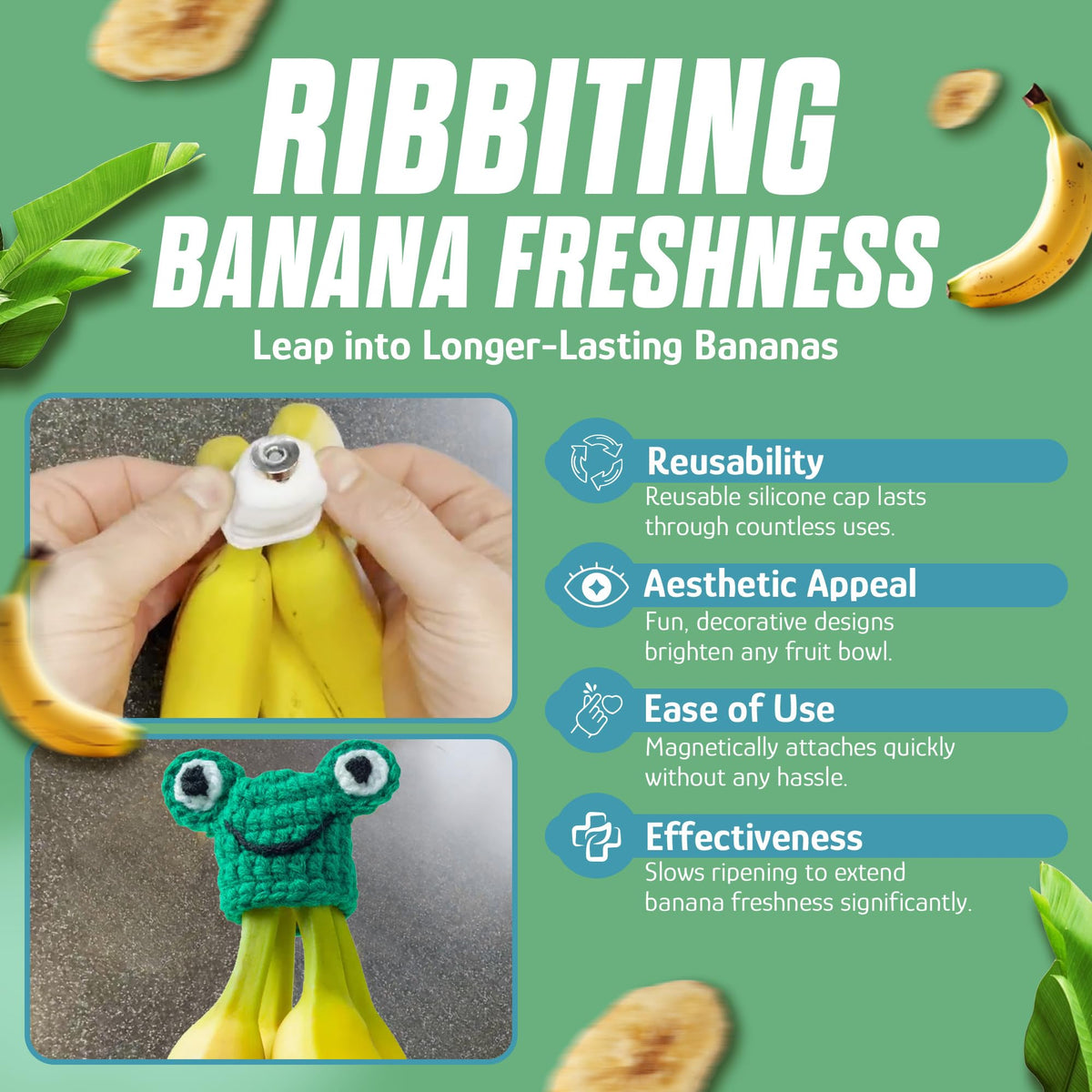 NANA HATS eco friendly materials support reusable fruit storage in the kitchen