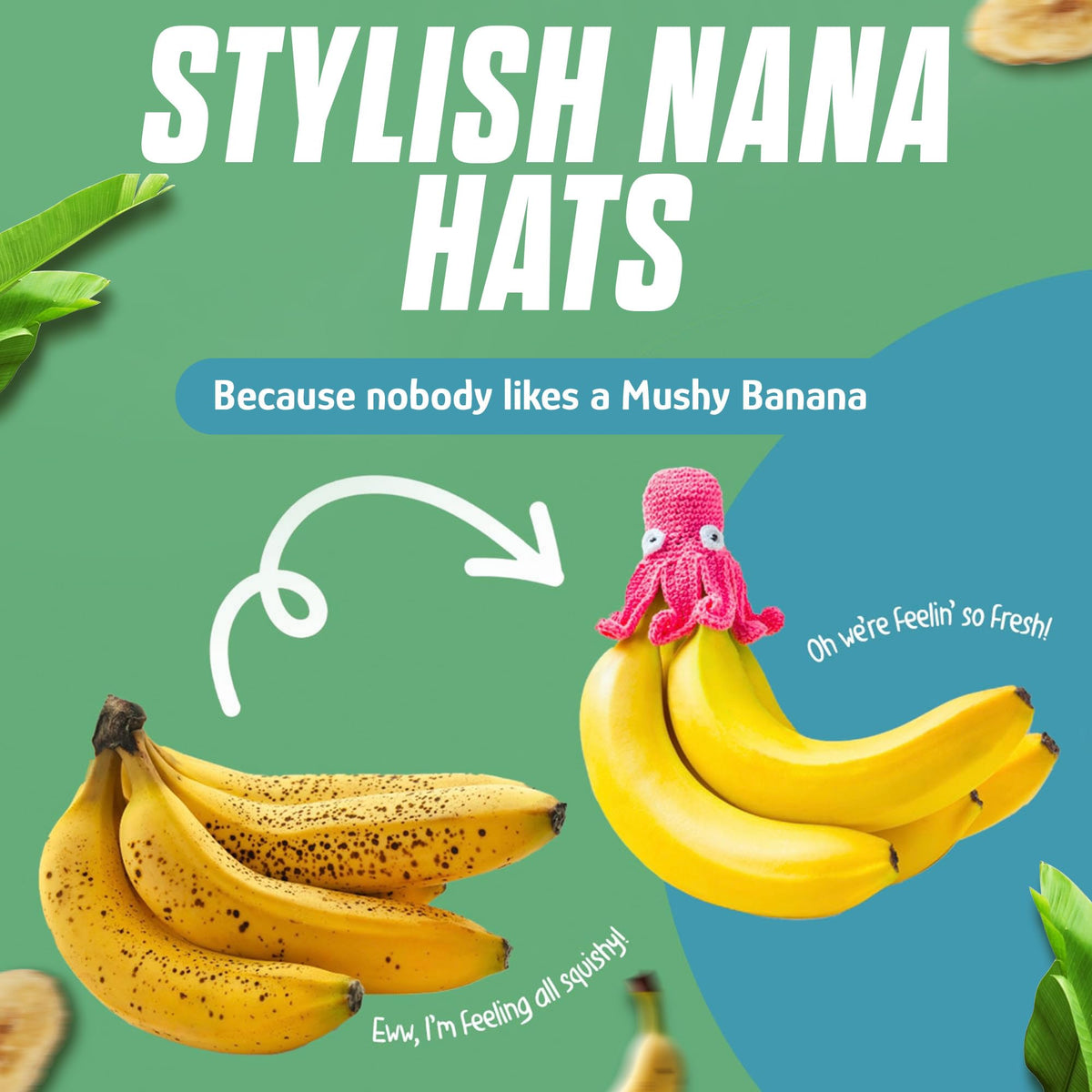 NANA HATS peacock colored design adds vibrant kitchen style
