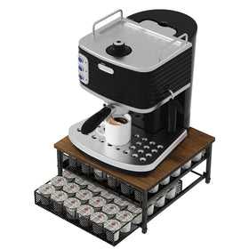 NANANARDOSO drawer accessible, drawers slide for quick pod reach.