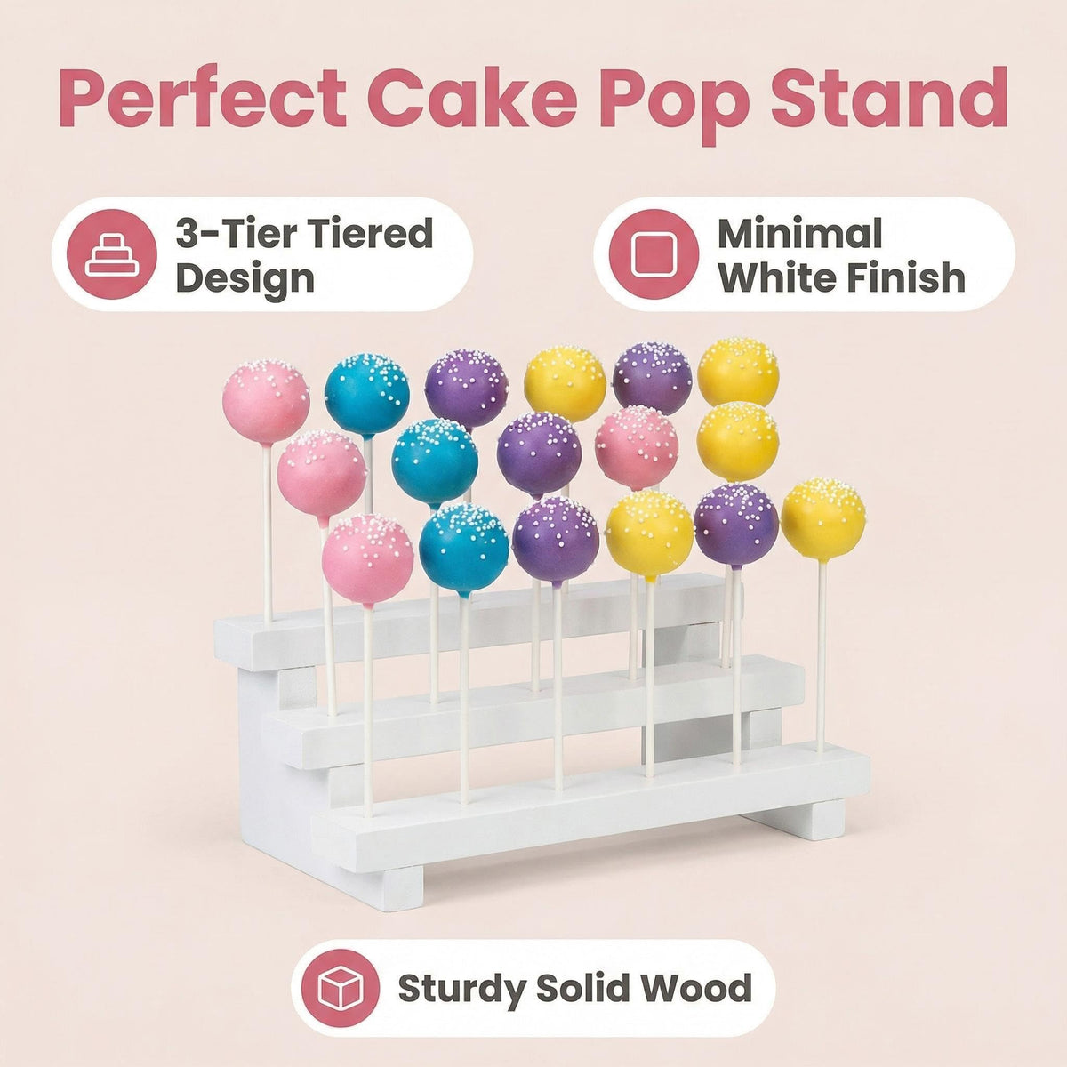 NANGOPOP collapsible pinewood stand offers easy storage after events.