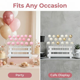 NANGOPOP retail dessert display stand helps organize pops for customers.