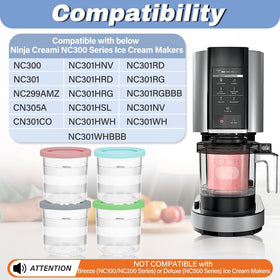 NANOBABY Creami lids in color codes for quick flavor identification.