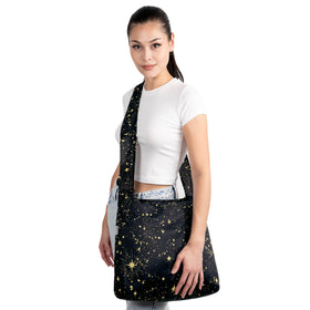 Nanobag Sling worn as a hands-free crossbody for daily commuting and shopping.