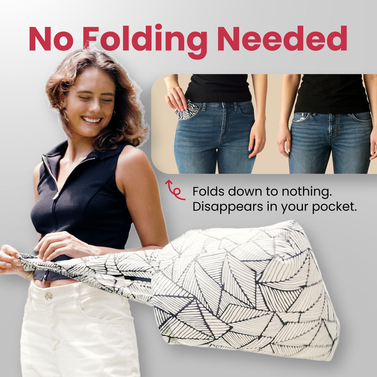 Nanobag Sling supports everyday errands with ample room and easy cleaning.