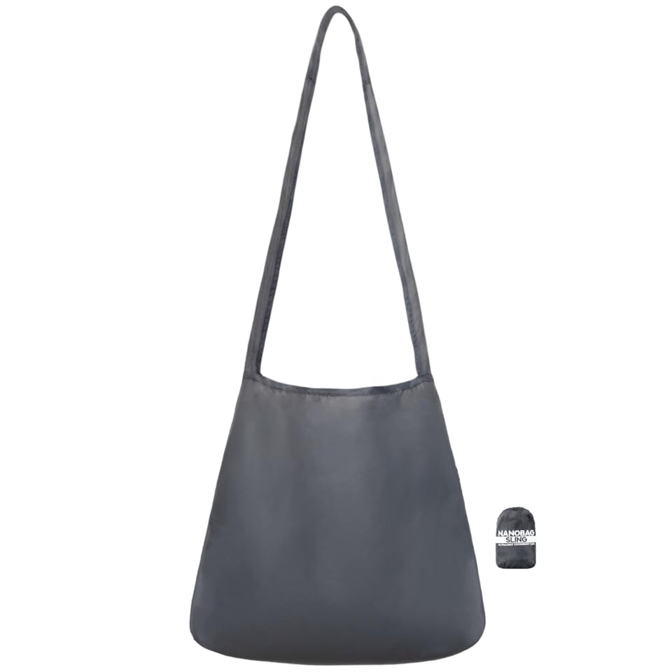 Nanobag Sling pocket-19l compact crossbody for quick errands and extra capacity.