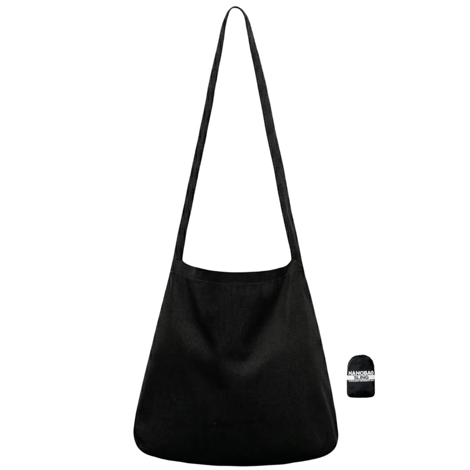 Nanobag Sling ultralight 19L in-pocket packability for travel.