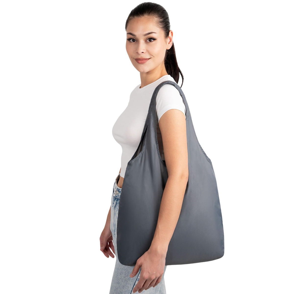 Nanobag standard nylon diamond ripstop shown for durable, ultra-compact storage.