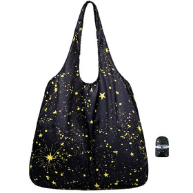 Nanobag ultralight foldable tote showing 25-liter capacity for groceries