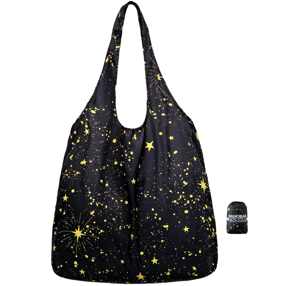 Nanobag Ultralight Foldable Tote in pocket-stowaway pose, showcasing compact portability.