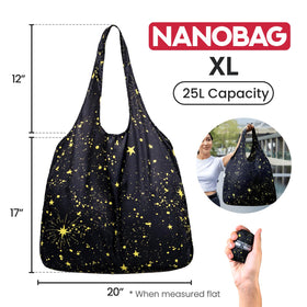 Nanobag ultralight tote reinforced stitching supports daily use