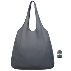 Nanobag ultralight tote folded compactly in a pocket for easy carry.