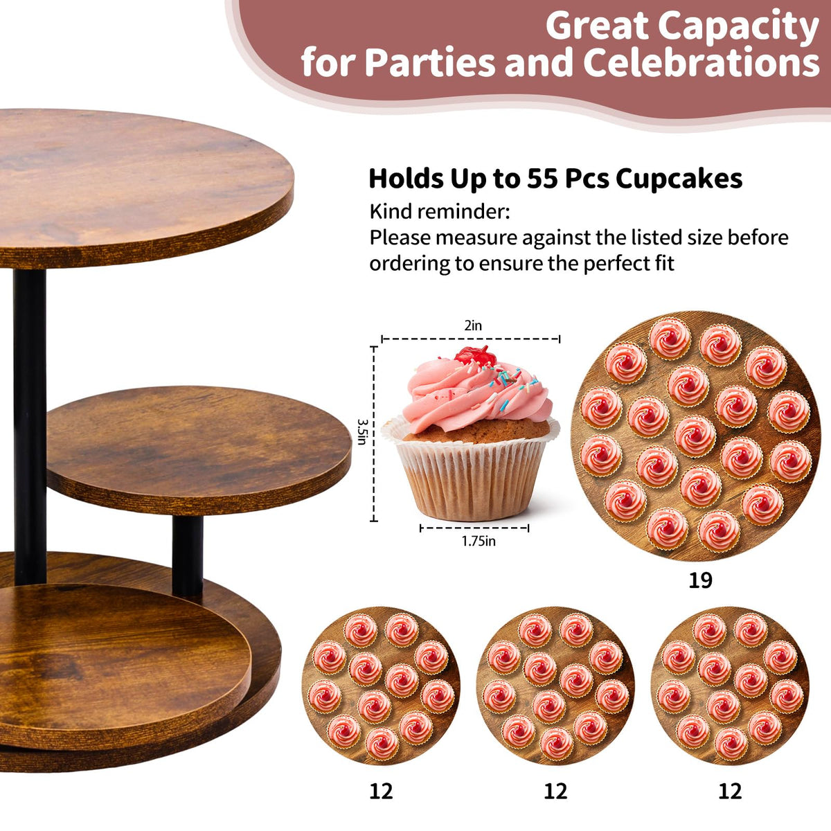 NANXITU wedding party dessert display adds farmhouse charm