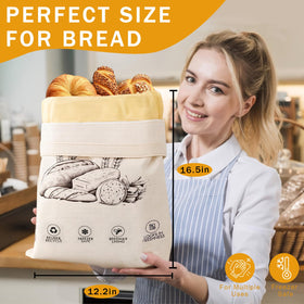 NANYI countertop storage emphasizes compact, space-saving bread bag design