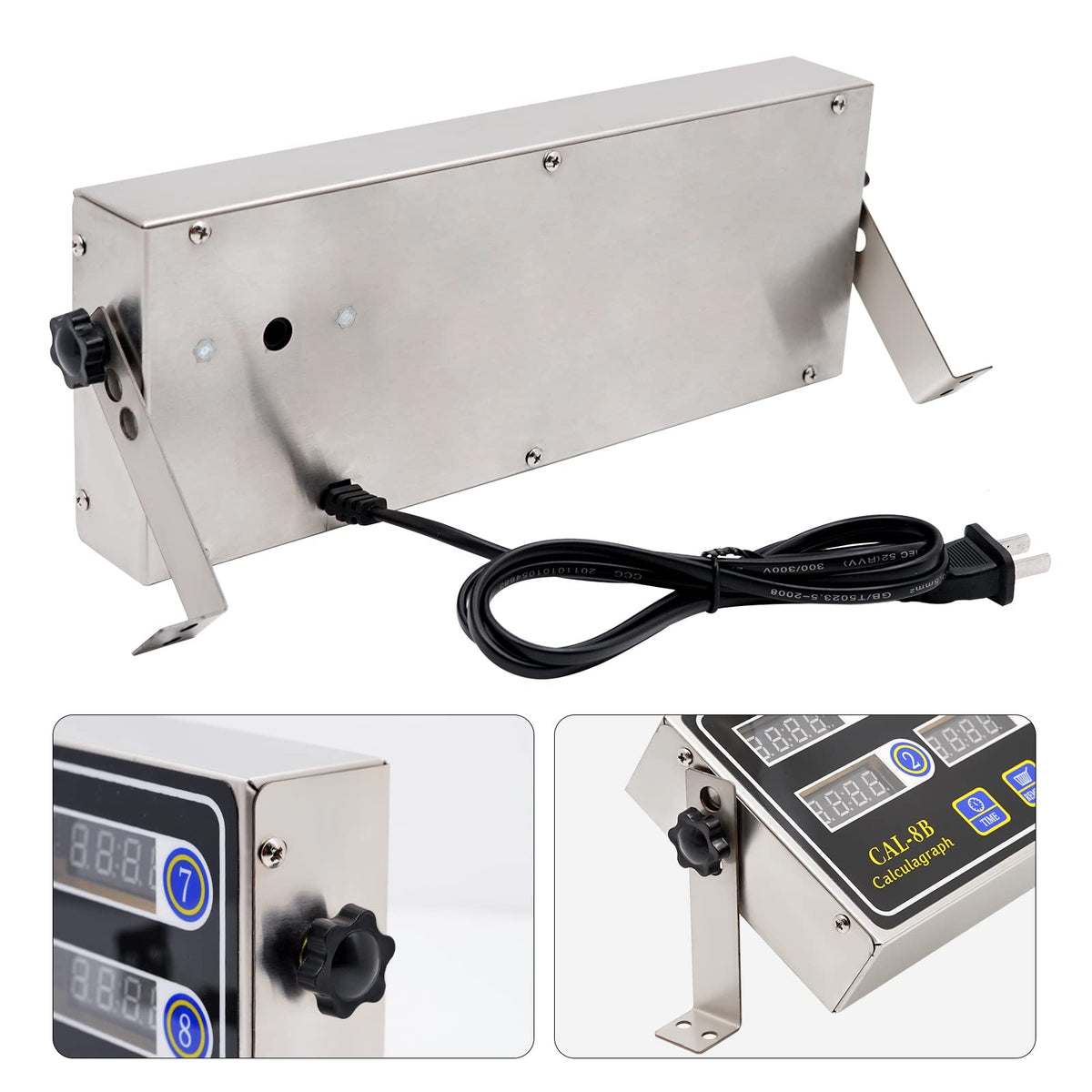 NAOEDEAH restaurant fryer timer supports multiple dishes simultaneously.