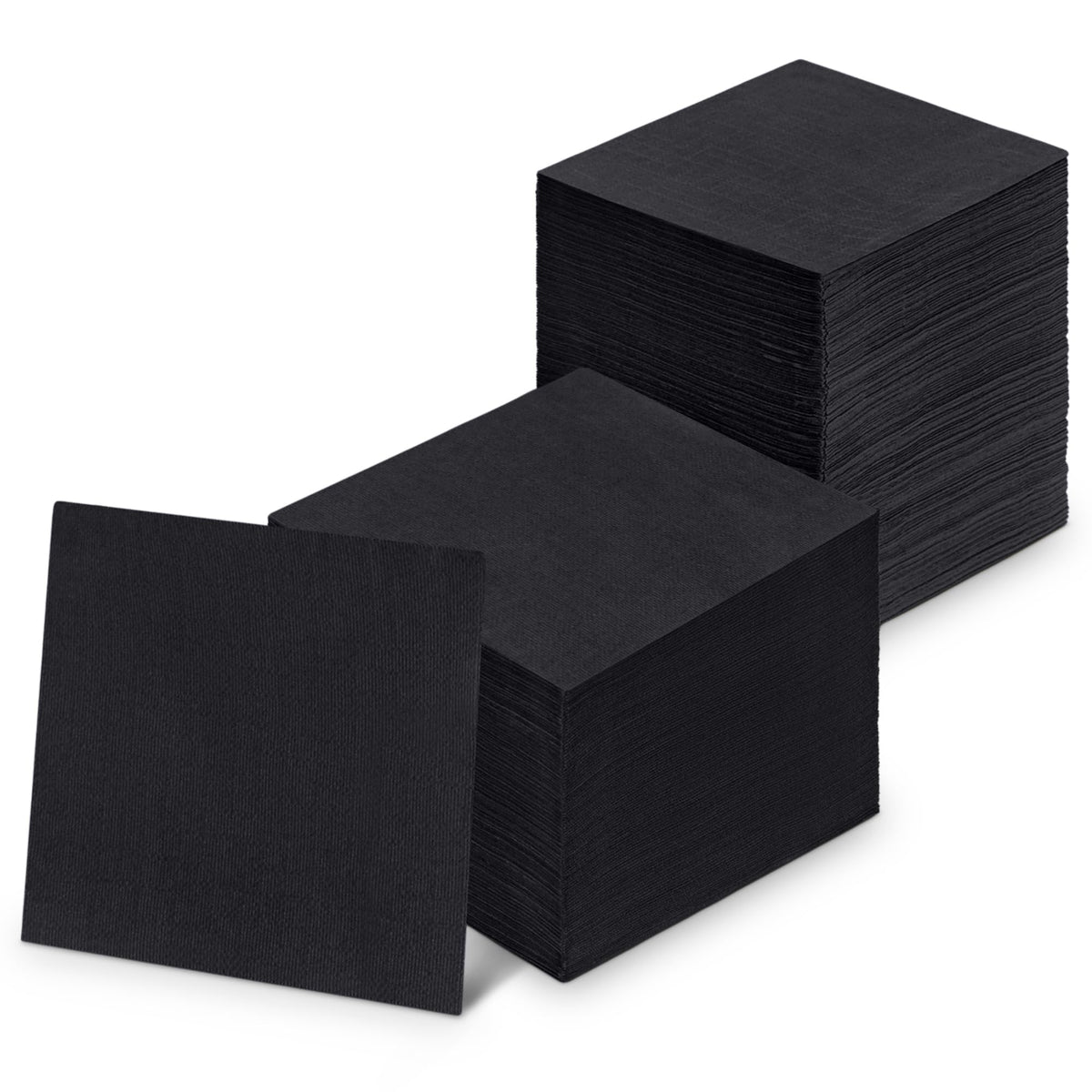 Naperee 300-pack red cocktail napkins, 5x5 inches, ultra-absorbent for events.