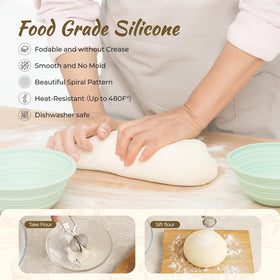 Napute silicone spatula for flexible scraping and gentle mixing