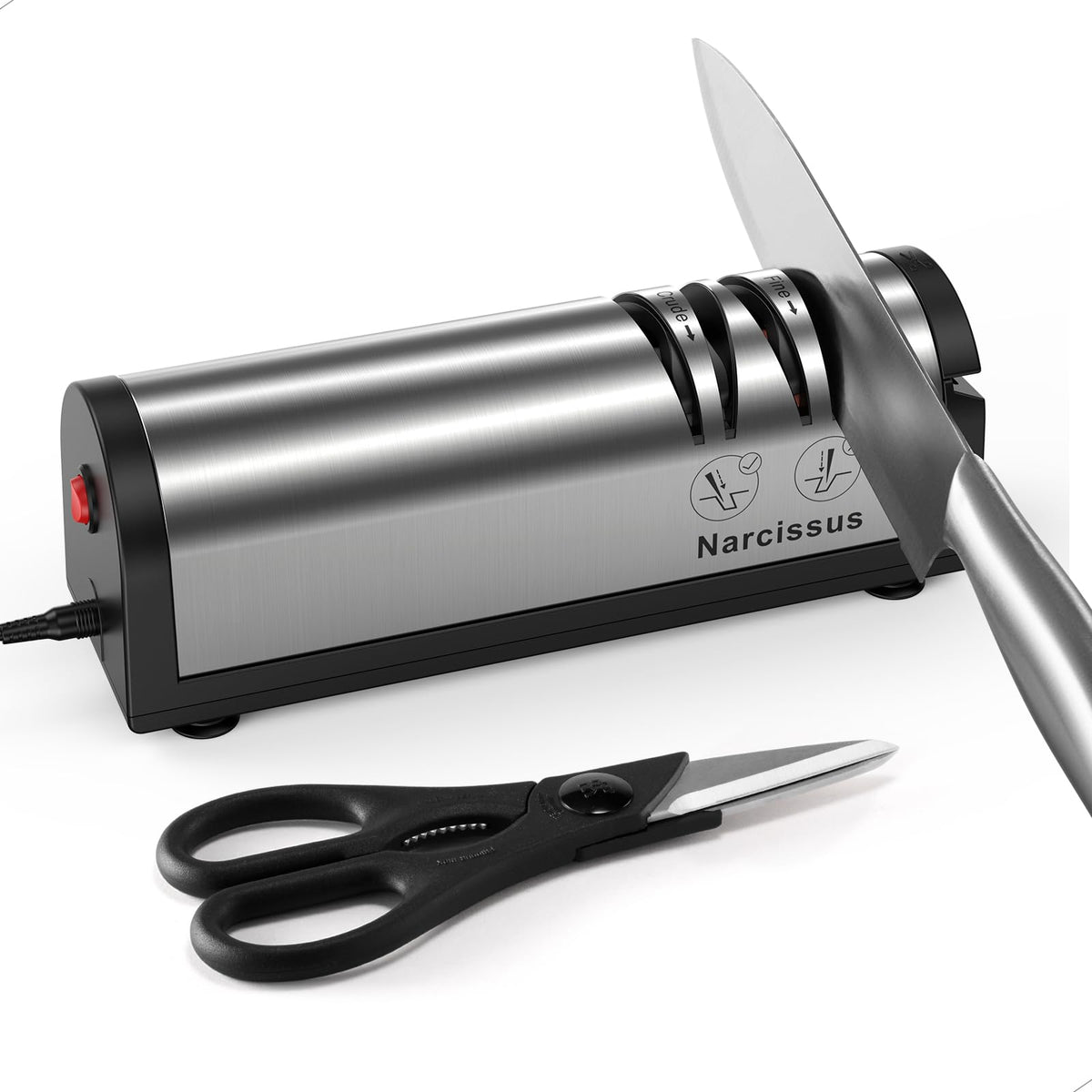 Narcissus Knife Sharpener front view for effortless home sharpening