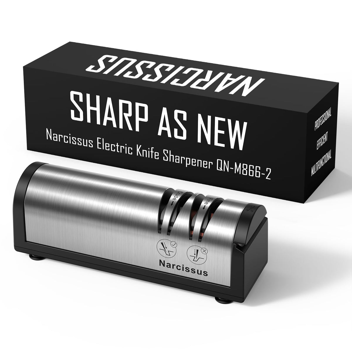 Narcissus kitchen setup demonstrates compact, reliable sharpening on demand