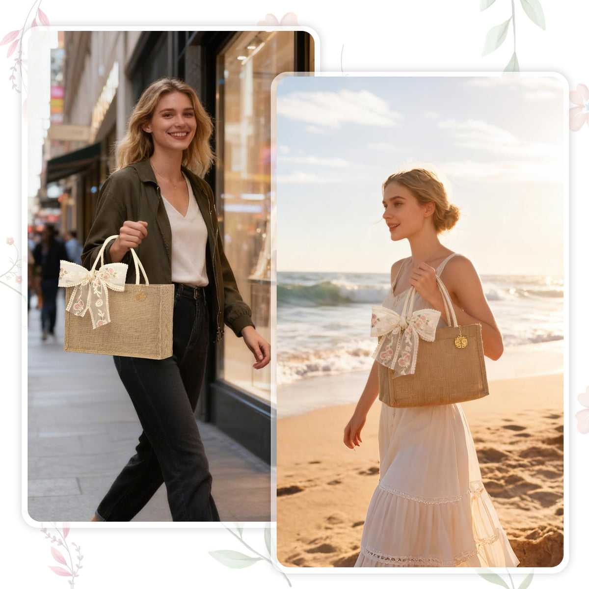 NatCasa eco-chic tote, versatile for gifts and travel.