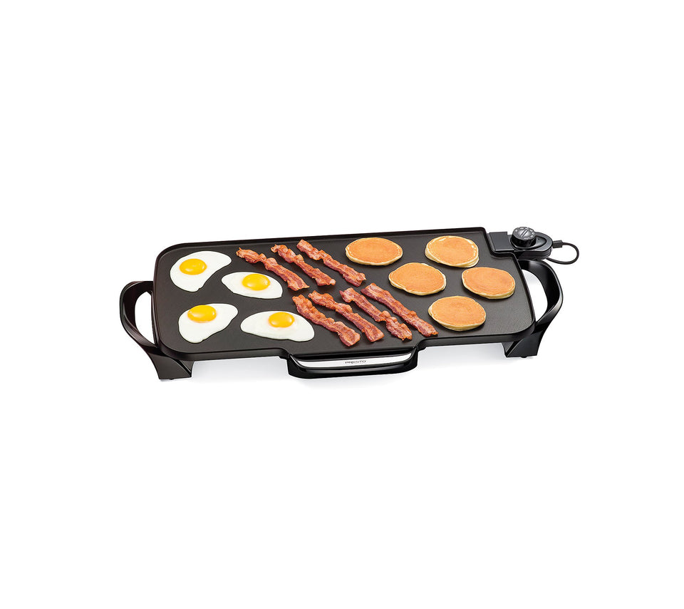 National Presto 07061 22-inch griddle with an extra-large cooking surface for family meals.
