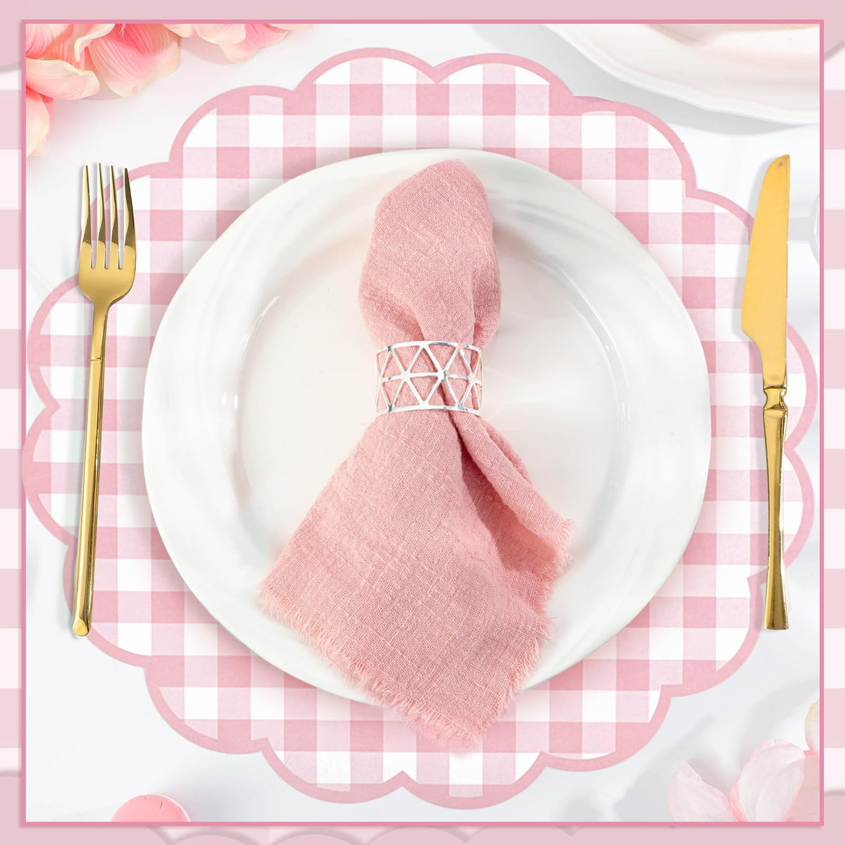 NatNarr disposable placemat 13.5 inch protects surfaces during meals