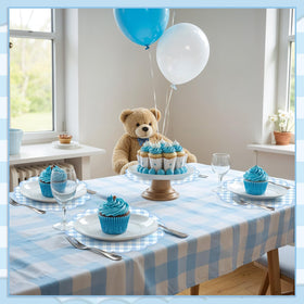 NatNarr disposable table mats protect tabletops from spills and stains