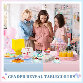 NatNarr disposable tablecloths enable easy cleanup after gatherings.