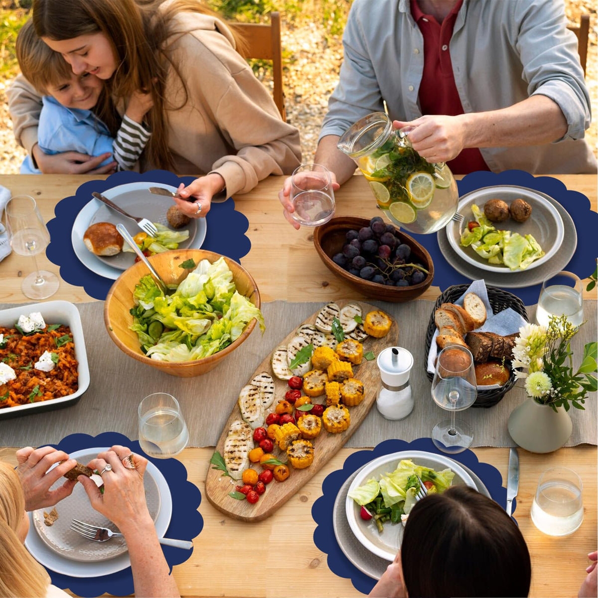 NatNarr placemats enhance table presentation for birthdays and parties