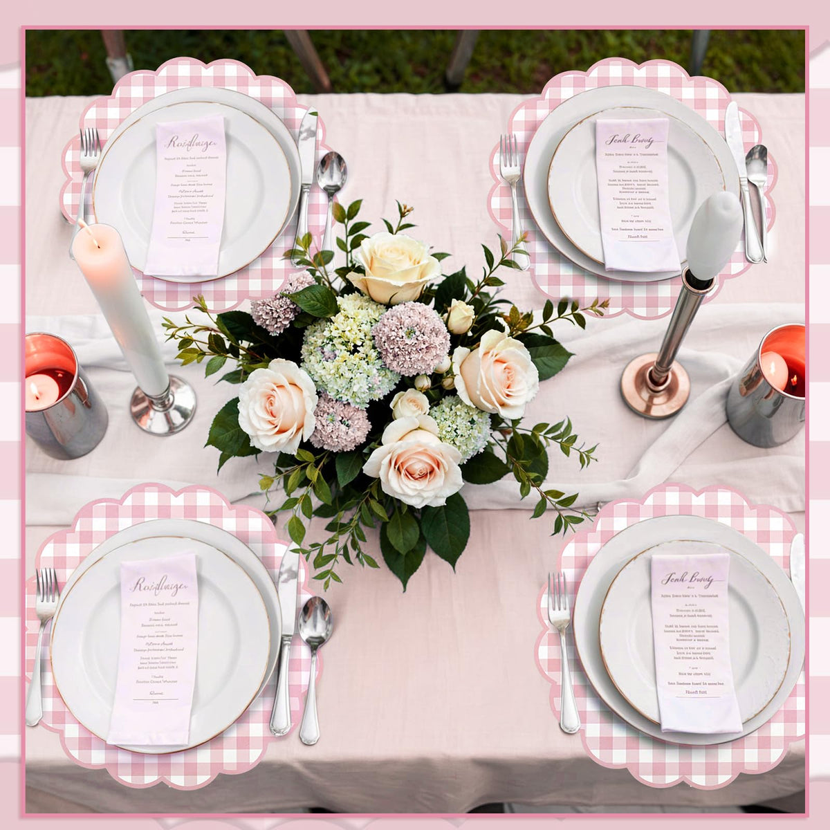 NatNarr placemat ideal for parties and special occasions