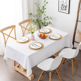 NatNarr disposable placemats simplify post-meal cleanup after parties.
