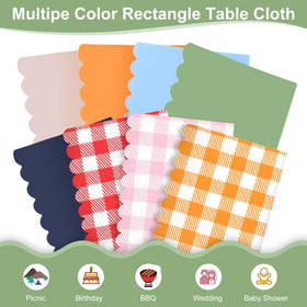 NatNarr sage green tablecloth used as wedding backdrop or banner