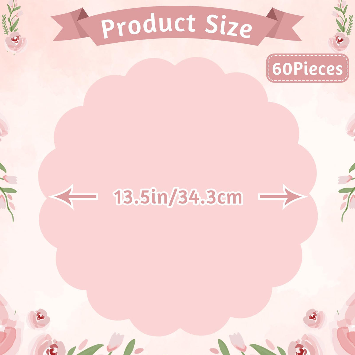 NatNarr light pink scalloped placemats for refined table settings