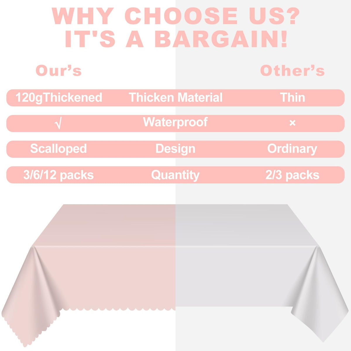 NatNarr six-pack packaging shown for quick party table prep.