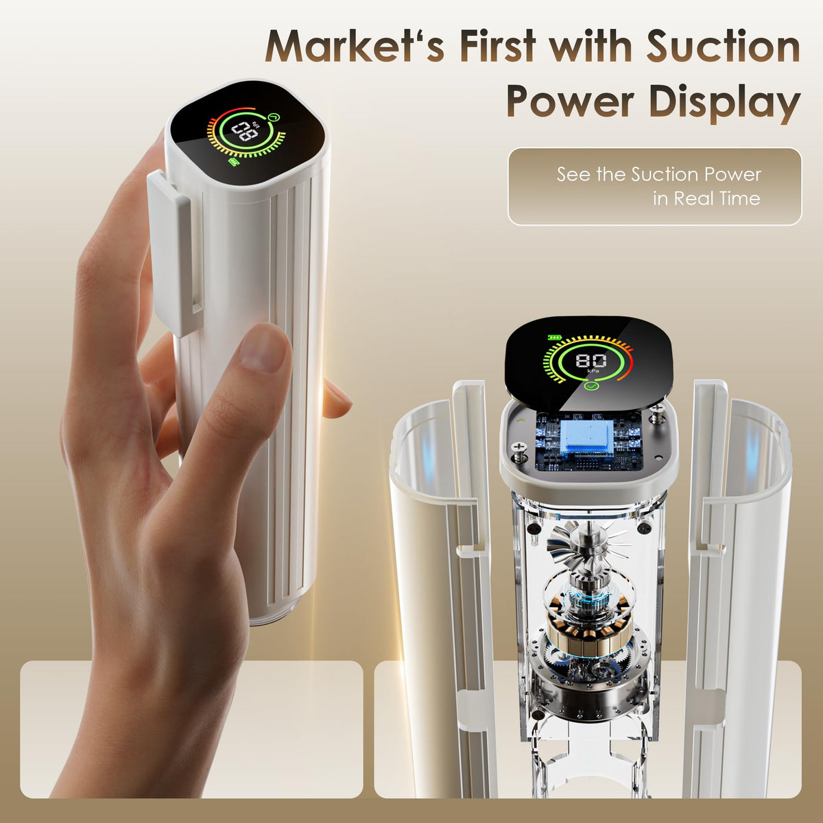 Natupo vacuum sealer with LED display for precise sealing control