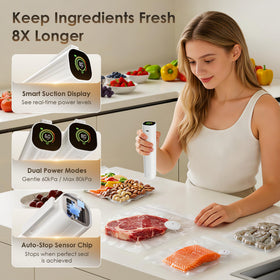 Natupo reusable sealing bags in use for long-lasting freshness