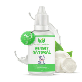 Natural Probio liquid animal rennet bottle for precise cheese making