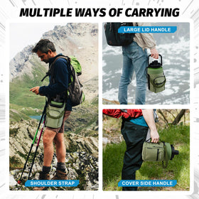 NATURE PIONEOR gallon bottle ideal for hiking, camping, gym hydration, and daily use.