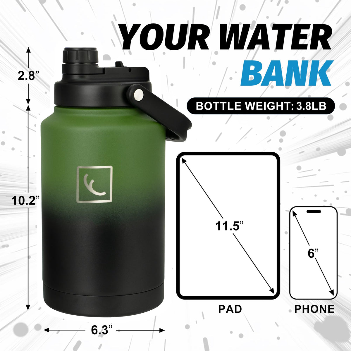 NATURE PIONEOR zip-pocket holder stores keys and snacks during hikes.