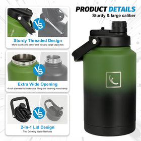 NATURE PIONEOR leak-proof lid seals for spill-free transport.