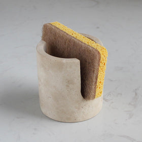 Natust minimalist design sponge holder enhances kitchen style.