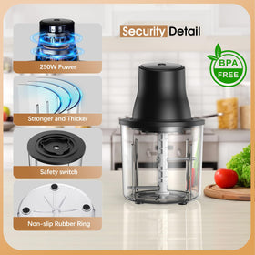 NAUQUOHZ BPA-free materials ensure safe food preparation.