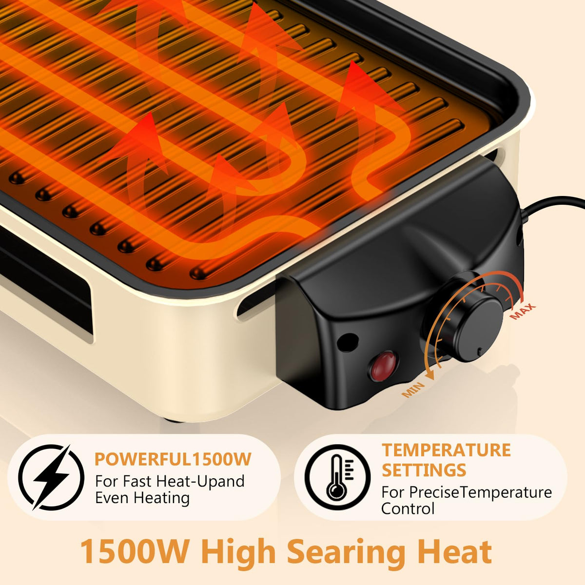 NAUQUOHZ grill mesh with dishwasher-safe pans for quick cleanup.
