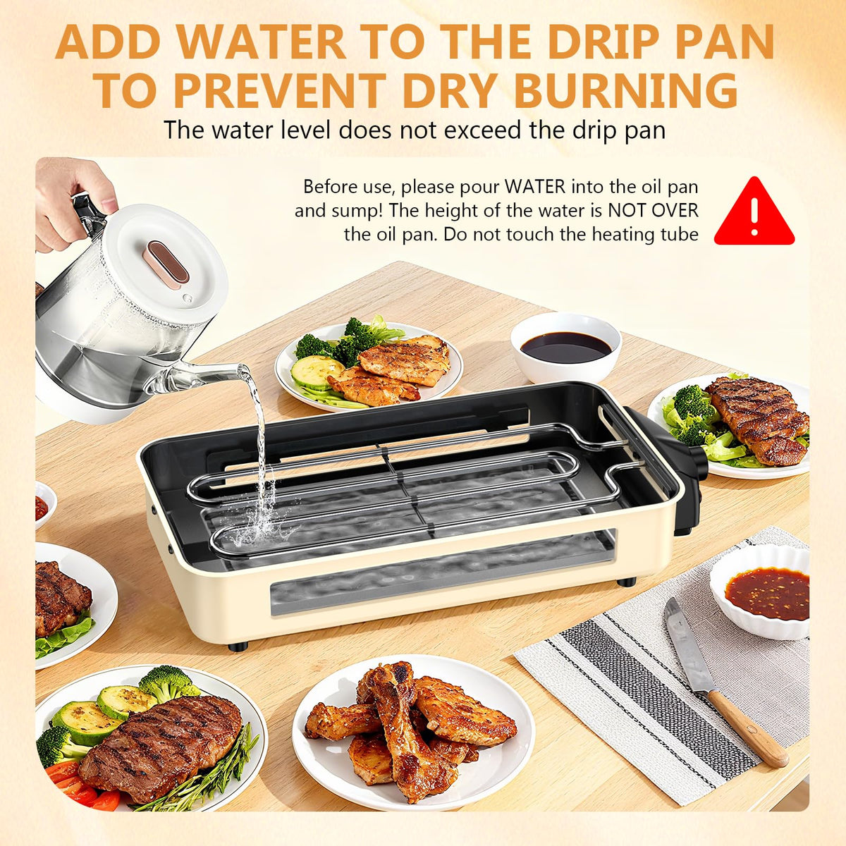 NAUQUOHZ three cheese pans melt toppings evenly for dips and sides.