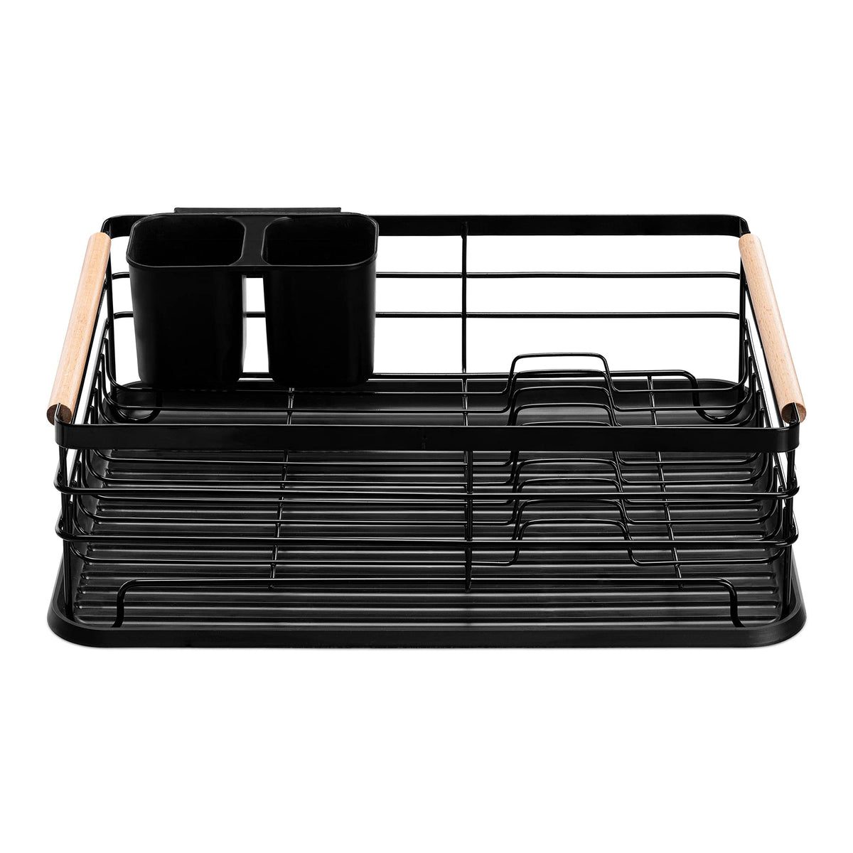 Navaris Dish Drainer Rack easy cleaning with a soft cloth