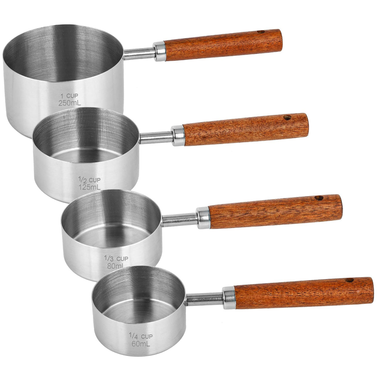 Navona dog food scoop set showing the 1 cup measure for precise pet meals