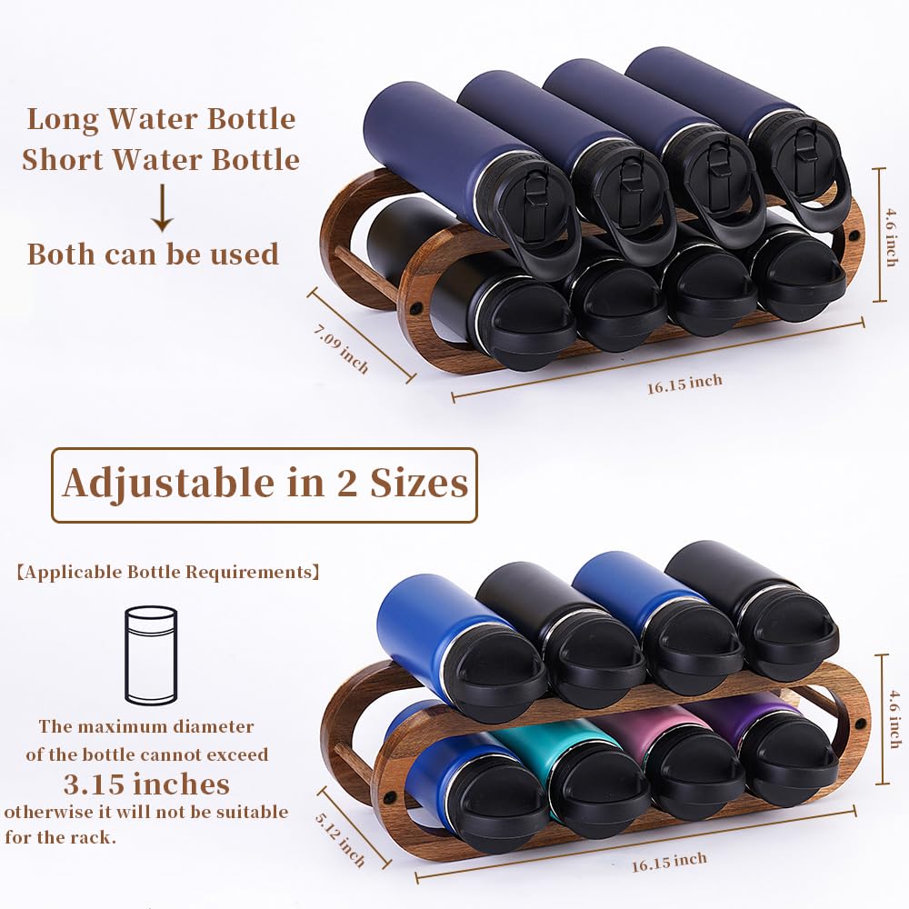 Navtcow adjustable wine layout highlights flexible placement for different bottle lengths