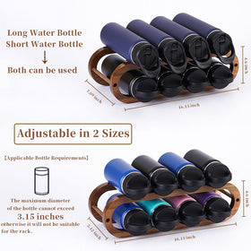 Navtcow adjustable wine layout highlights flexible placement for different bottle lengths