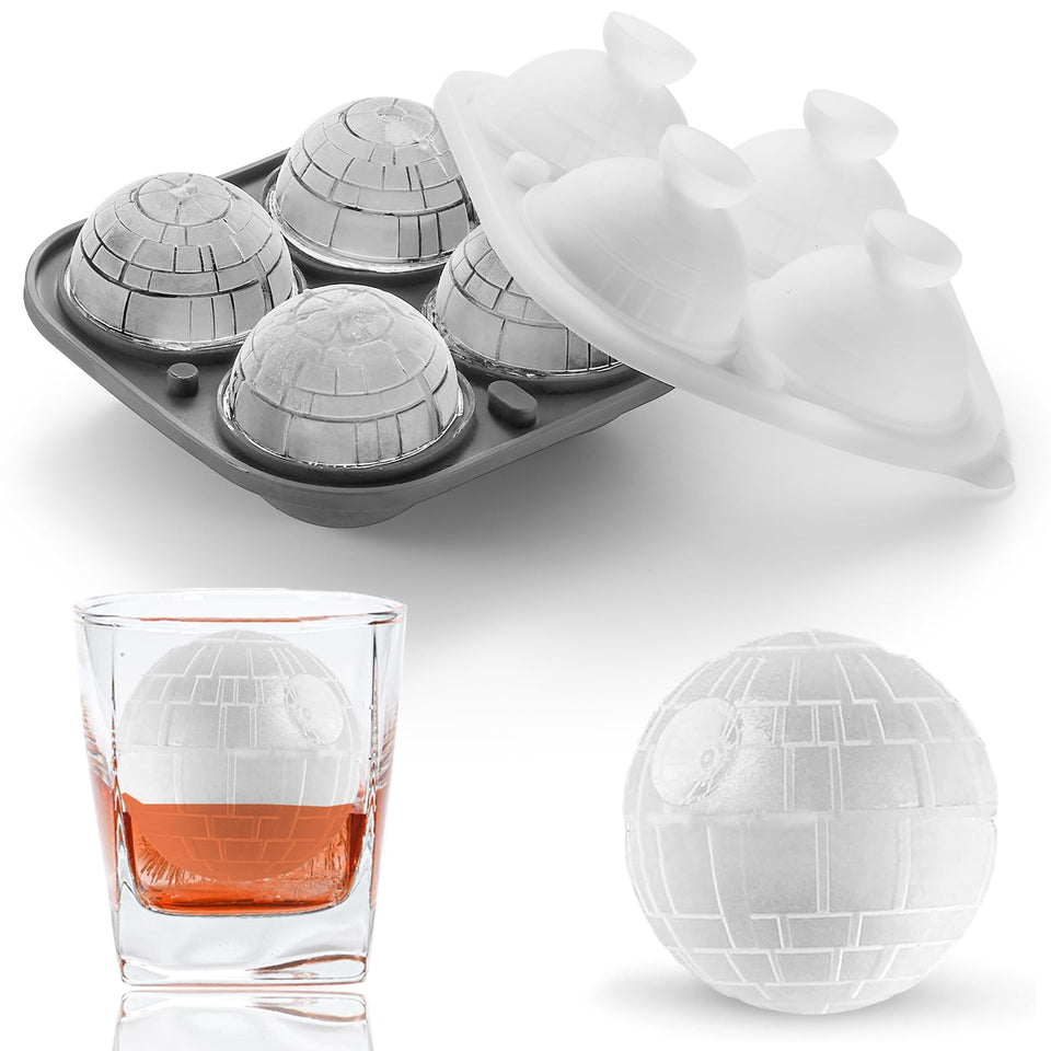 Nax Caki Death Star ice cube mold for dramatic, slow-melting drinks