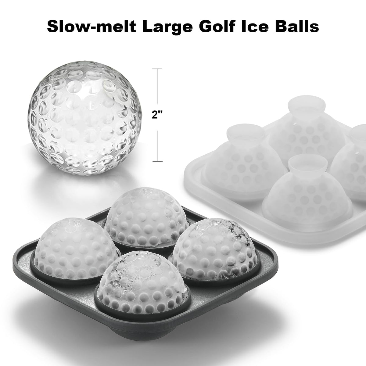 Nax Caki golf ice cubes sealing design preventing leaks