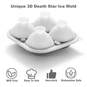 Nax Caki thick silicone ice tray durable and easy to release
